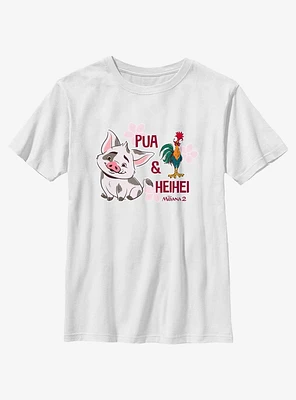 Disney Moana 2 Pua And Hei Youth T-Shirt