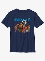 Disney Moana 2 Adventure Group Youth T-Shirt