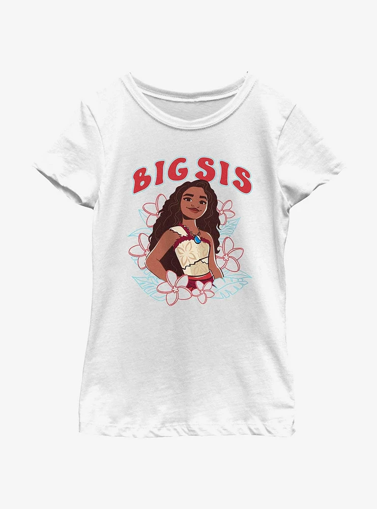 Disney Moana 2 Big Sis Youth Girls T-Shirt