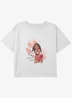 Disney Moana 2 Pua And Youth Girls Boxy T-Shirt