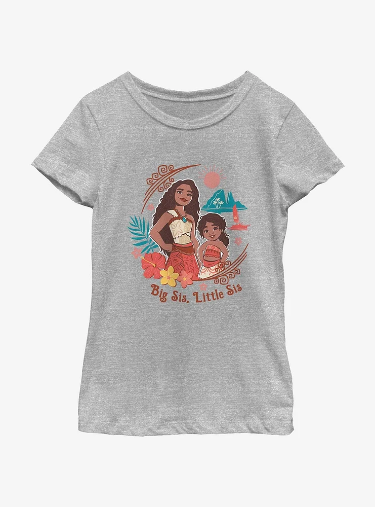 Disney Moana 2 Sister Love Youth Girls T-Shirt