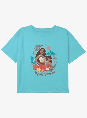 Disney Moana 2 Sister Love Youth Girls Boxy T-Shirt