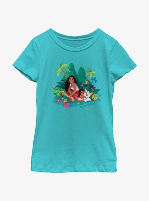 Disney Moana 2 Ocean Sisters Youth Girls T-Shirt