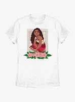 Disney Moana 2 Flowers Womens T-Shirt