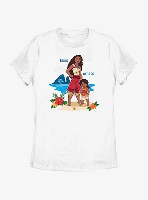 Disney Moana 2 Big And Little Sis Womens T-Shirt