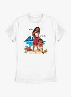 Disney Moana 2 Big And Little Sis Womens T-Shirt