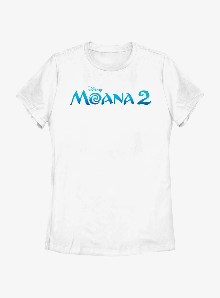 Disney Moana 2 Logo Womens T-Shirt