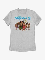 Disney Moana 2 Adventure Group Womens T-Shirt