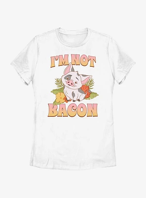 Disney Moana 2 Not Bacon Pua Womens T-Shirt