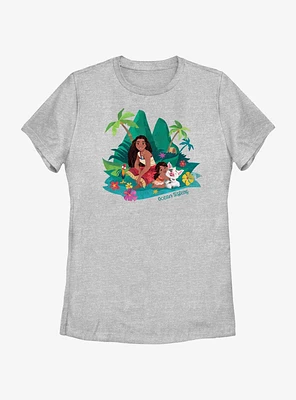 Disney Moana 2 Ocean Sisters Womens T-Shirt