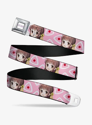 Fruits Basket Chibi Tohru and Kimono Rice Ball Seatbelt Buckle Belt