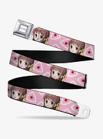 Fruits Basket Chibi Tohru and Kimono Rice Ball Seatbelt Buckle Belt