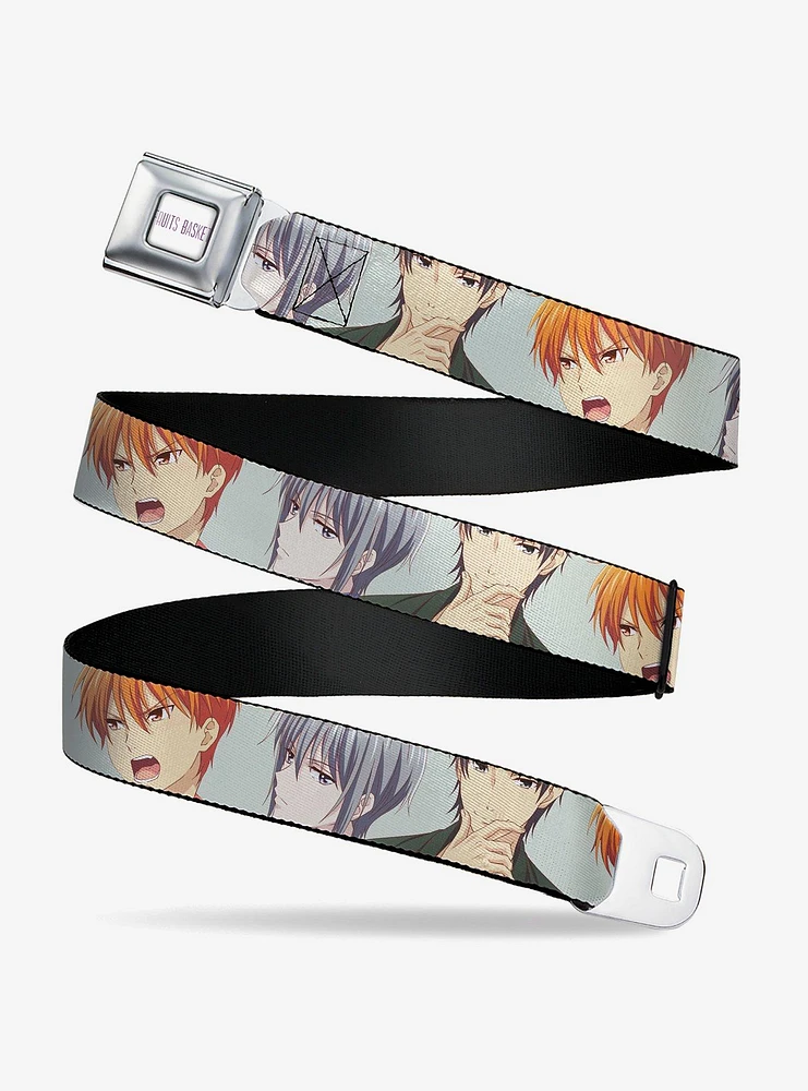 Fruits Basket Kyo Yuki Shigure Group Faces Seatbelt Buckle Belt