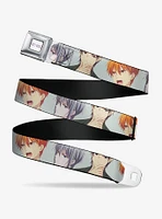 Fruits Basket Kyo Yuki Shigure Group Faces Seatbelt Buckle Belt