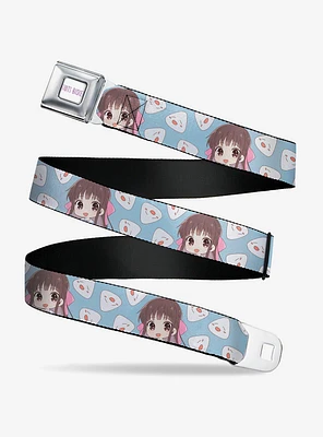 Fruits Basket Chibi Tohru Honda and Rice Ball Youth Seatbelt Buckle Belt