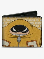 My Hero Academia Pro Hero Fat Gum Pose and Logo Bifold Wallet