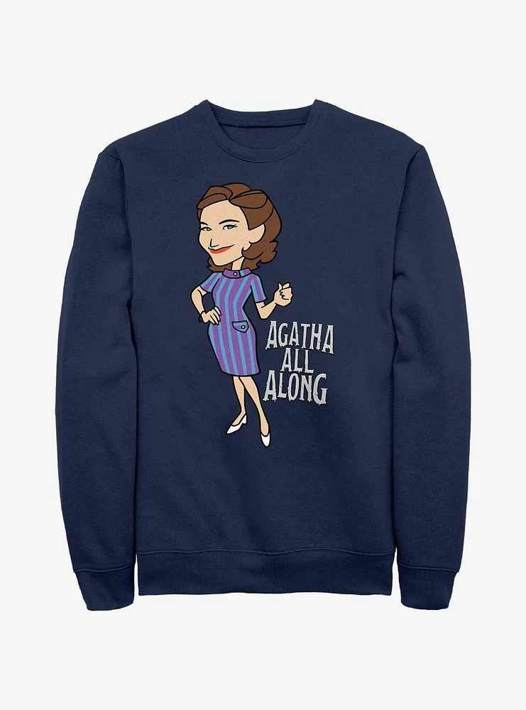 Marvel WandaVision Agatha All Along Sweatshirt