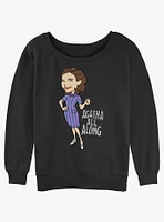 Marvel WandaVision Agatha All Along Girls Slouchy Sweatshirt