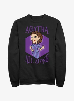 Marvel WandaVision Agatha Cartoon?Sweatshirt