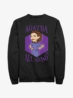 Marvel WandaVision Agatha Cartoon?Sweatshirt