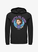 Marvel WandaVision Agatha Cartoon Circle Hoodie