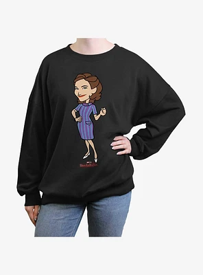 Marvel WandaVision Agatha One Of A Kind Girls Oversized Sweatshirt