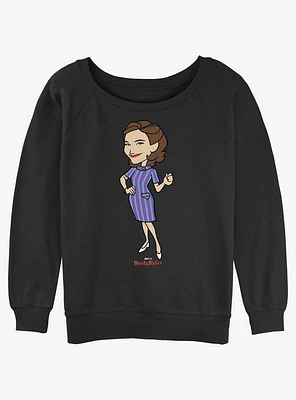 Marvel WandaVision Agatha One Of A Kind Girls Slouchy Sweatshirt