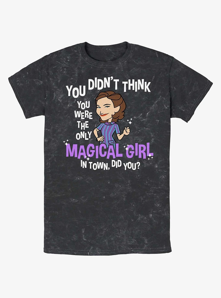 Marvel WandaVision Agatha Magical Girl Mineral Wash T-Shirt