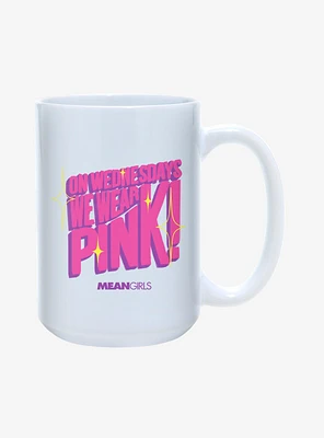 Mean Girls On Wednesday's We Wear Pink 15oz Mug