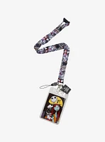 The Nightmare Before Christmas Jack & Sally Charm Lanyard