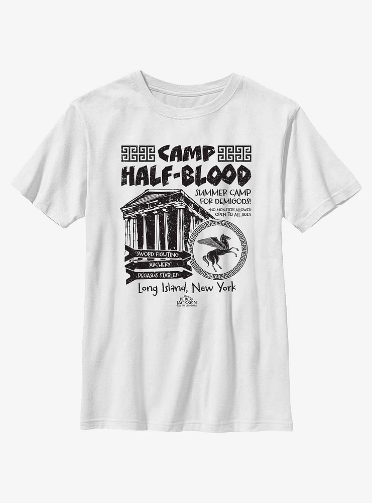 Disney Percy Jackson And The Olympians Camp Poster Youth T-Shirt