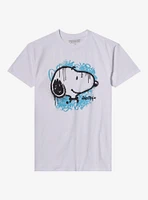 Peanuts Snoopy Head Airbrush Art T-Shirt