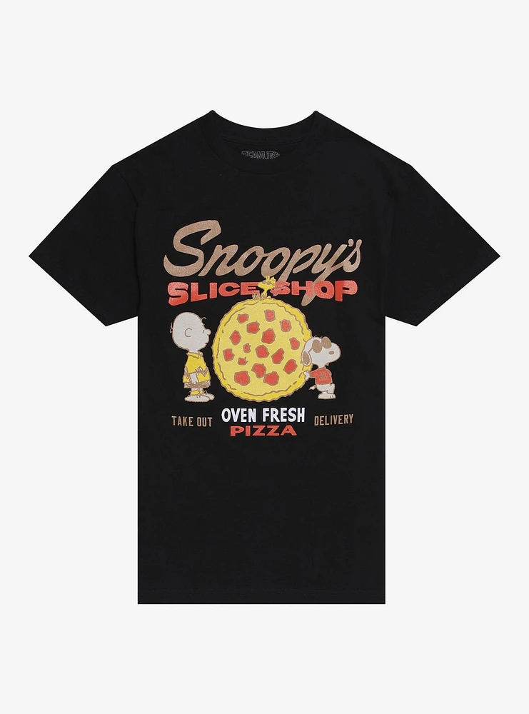 Peanuts Snoopy Pizza T-Shirt