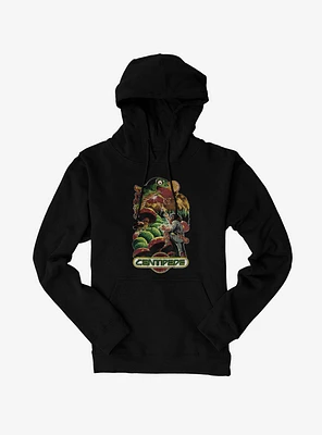 Atari Centipede Vintage Hiro Kimura Artwork Hoodie