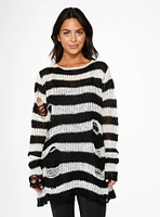 Black White Stripe Sweater