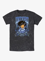 Rainbow Brite Indigo Nouveau Portrait Mineral Wash T-Shirt