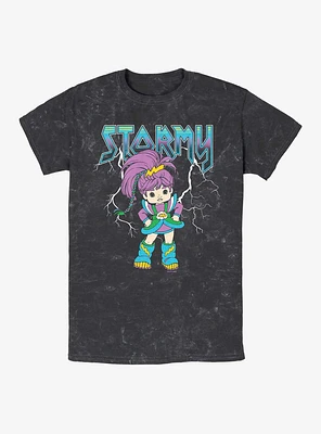 Rainbow Brite Metal Stormy Mineral Wash T-Shirt