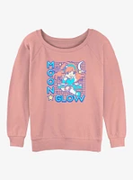 Rainbow Brite Kawaii Moonglow Girls Slouchy Sweatshirt