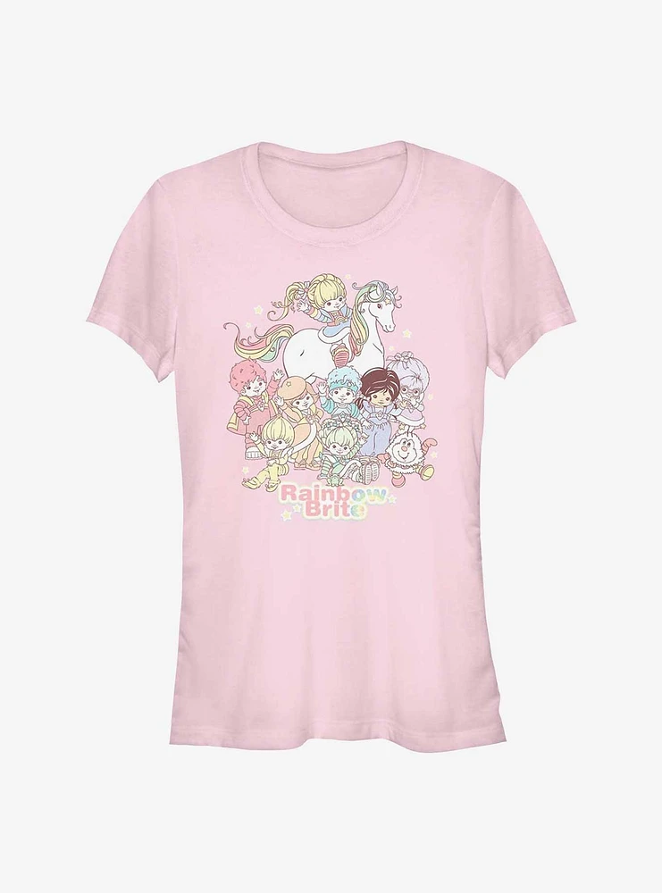 Rainbow Brite Pastel Party Girls T-Shirt