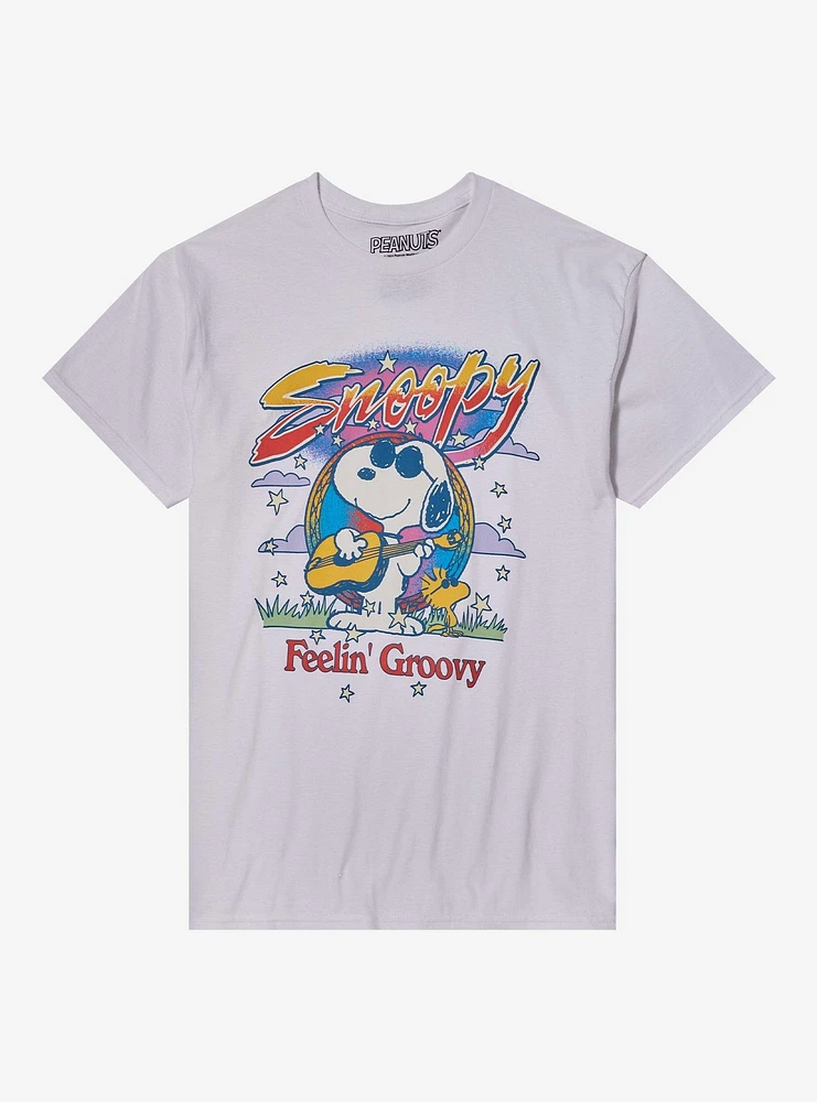 Peanuts Snoopy & Woodstock Feelin' Groovy T-Shirt