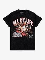 Falling Reverse All My Life Mineral Wash Girls T-Shirt