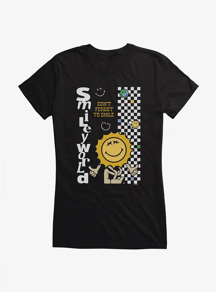 SmileyWorld Don't Forget To Smile Girls T-Shirt