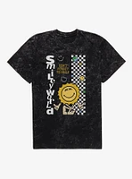 SmileyWorld Don't Forget To Smile Mineral Wash T-Shirt