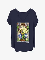 The Legend of Zelda Regal Glass Girls T-Shirt Plus