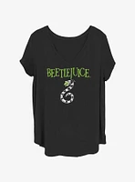 Beetlejuice Snake Juice Girls T-Shirt Plus