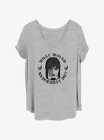 Wednesday What Would Do Girls T-Shirt Plus