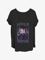 Wednesday Tortured Love Girls T-Shirt Plus