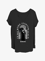 Wednesday I'm Not Weird Girls T-Shirt Plus