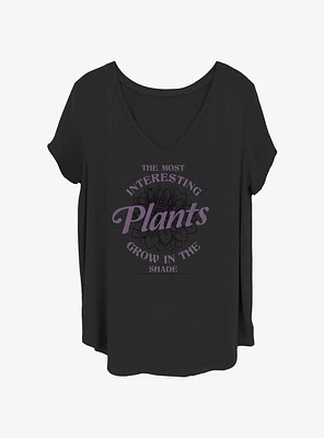 Wednesday Interesting Plants Grow the Shade Girls T-Shirt Plus