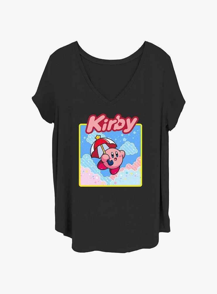 Kirby Starry Box Girls T-Shirt Plus